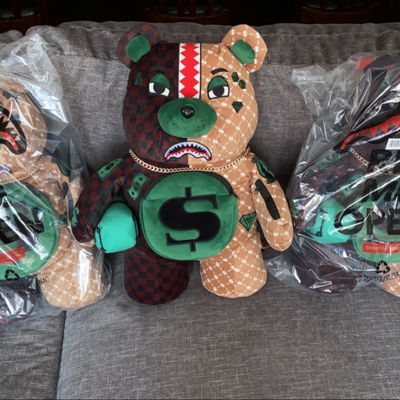 Limited edition SPRAYGROUND BEAR BACKPACK.SOLD OUT - Picture 3 of 3